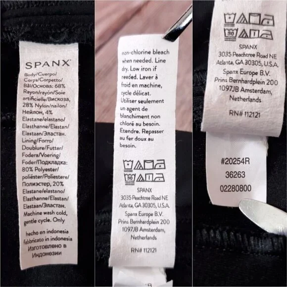 Spanx Womens Size Small The Perfect Pant Slim Straight Stretch Black 20254R - Picture 10 of 11